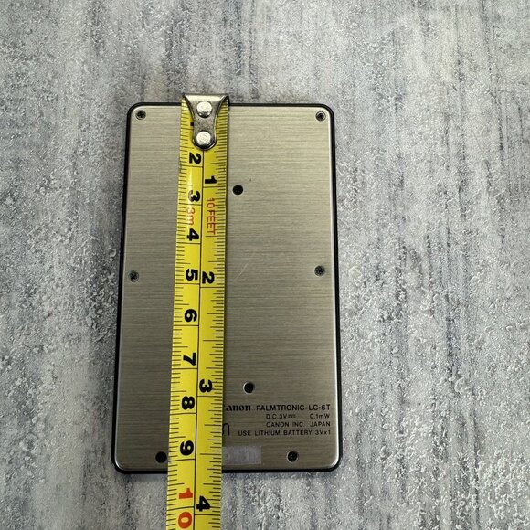 CANON Palmtronic LC-6T Pocket Calculator Quartz LCD Japan RARE Working - Picture 8 of 13